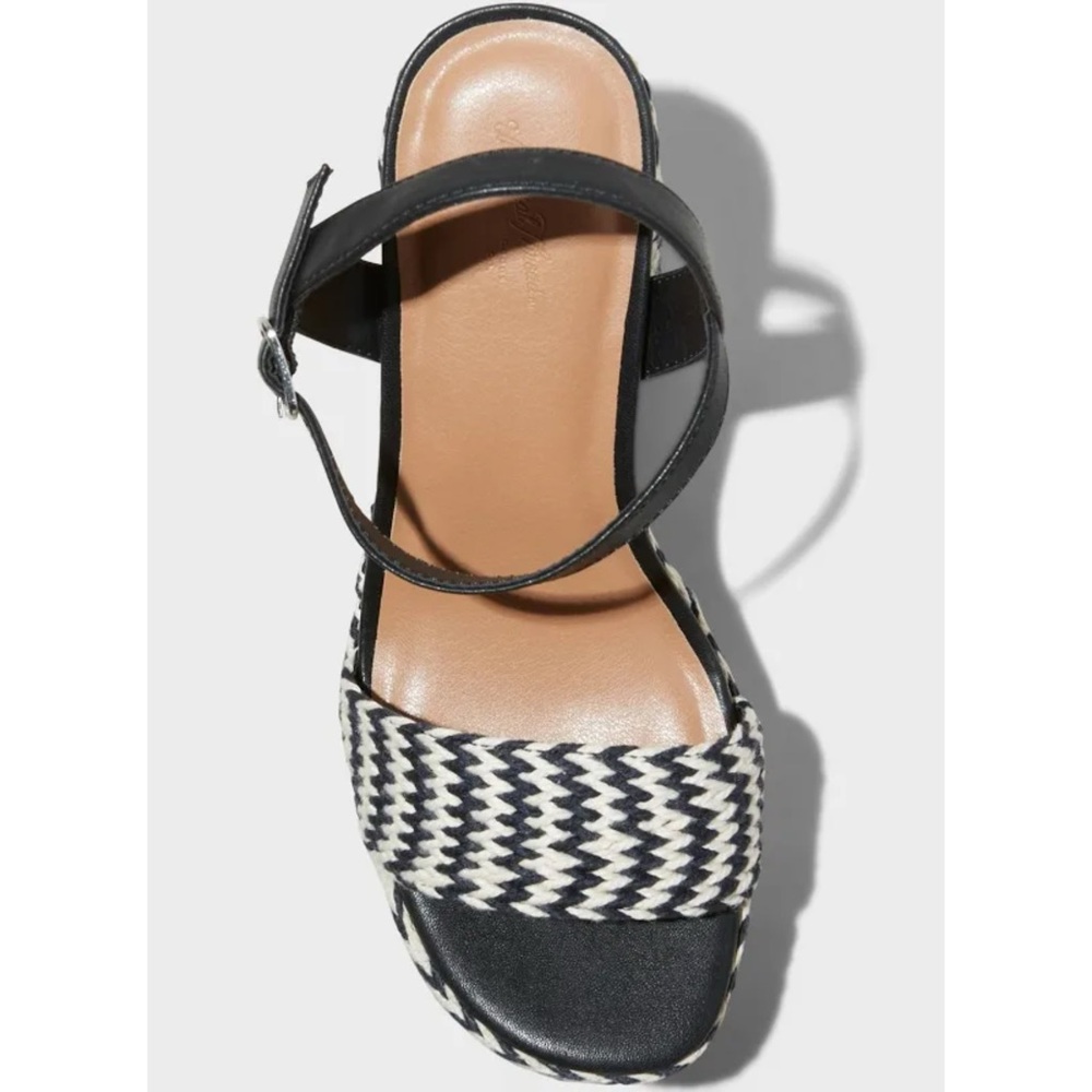 . Universal Thread Zig Zag Black & Off White/Crea… - image 2